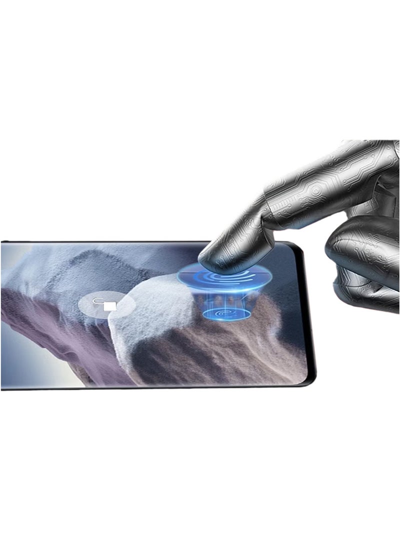 (For Xiaomi Mi 11 Ultra 5G) Premium Tempered Glass Screen Protector Anti Buble Anti Scratch - Side Black - Image 5