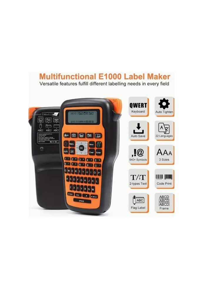 AIMO E1000 Pro Portable Communication Power Industry Handheld Writer Label Printer Machine Cable Label Maker - Image 5