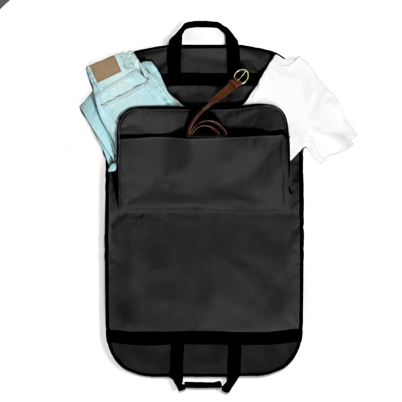 DALIX 39 Business Garment Bag Cover for Suits and Dresses Clothing Foldable w Pockets