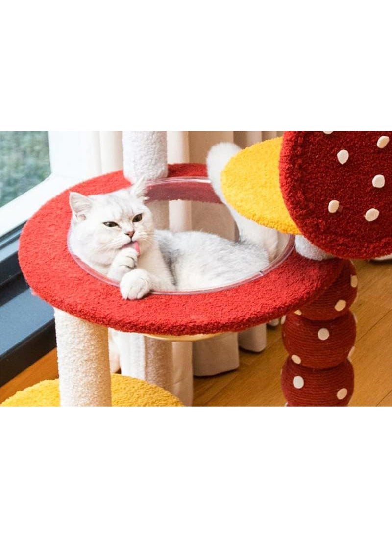 GT-Wheel - Cat Condo Tower with Sisal Scratching Post MultiLevel Cat Tree Cat Play House and Rest Place for Indoor Cats and Pets - Image 1