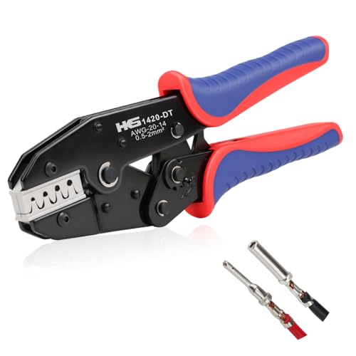 HKS 2014AWG Size16 20 Deutsch DT DTM Crimp Tool YF1420DT Open Barrel Terminal Crimper for Stamped Contacts - Image 1