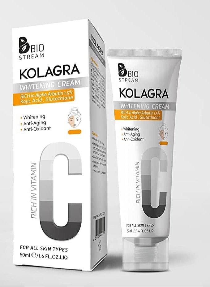 KOLAGRA KOLAGRA VITAMIN C WHITENING CREAM 50ML.  - Image 1
