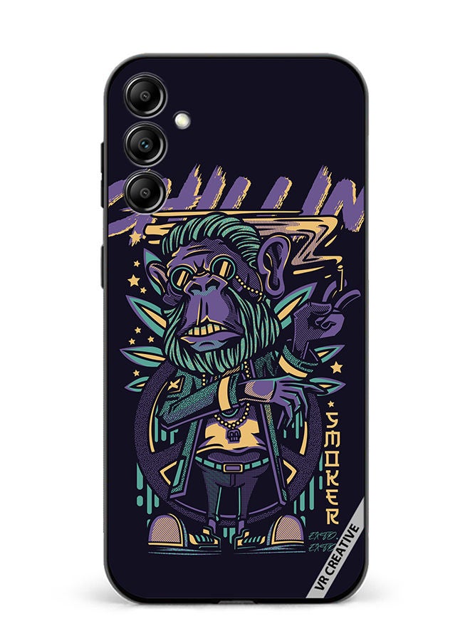 VR CREATIVE Protective Case Cover For Samsung Galaxy A34 Chillin Monkey Design Multicolour - Image 1