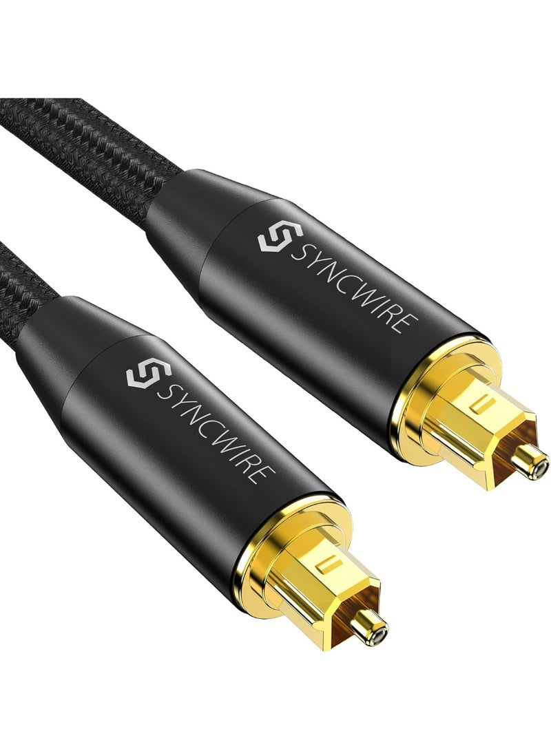 ساينك واير كابل صوت بصري رقمي SYNCWIRE Toslink ذكر إلى ذكر 3 أمتار، الموديل: SW-DO415 (3M) - Image 1
