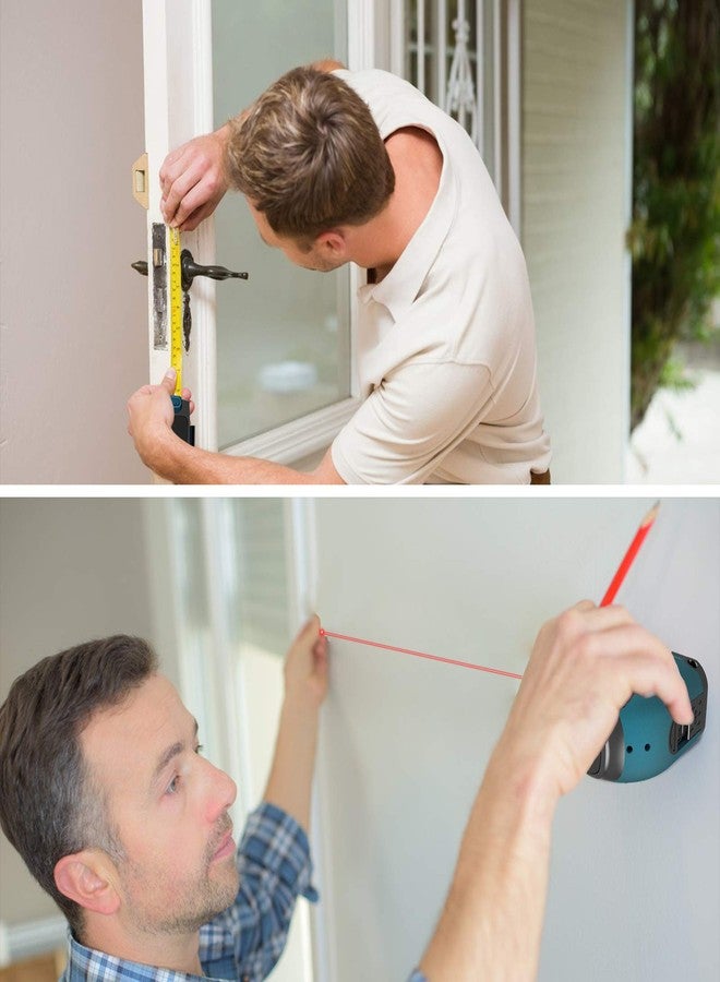 DTAPE Laser Tape Measure 2-in-1, 131Ft Laser Range Finder, 16Ft Tape, IP54 Waterproof, Nylon Coated, DIY - Image 4