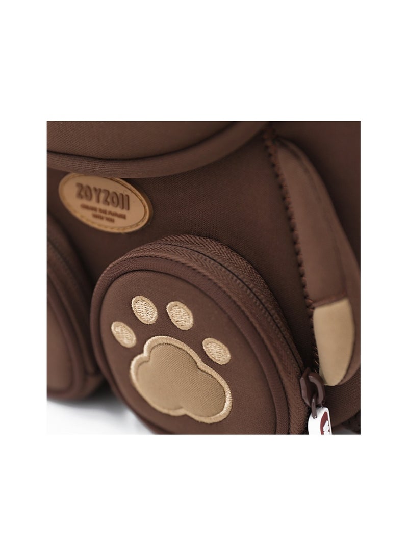 Zoyzoii®B38 Forest animal backpack（brown bear）