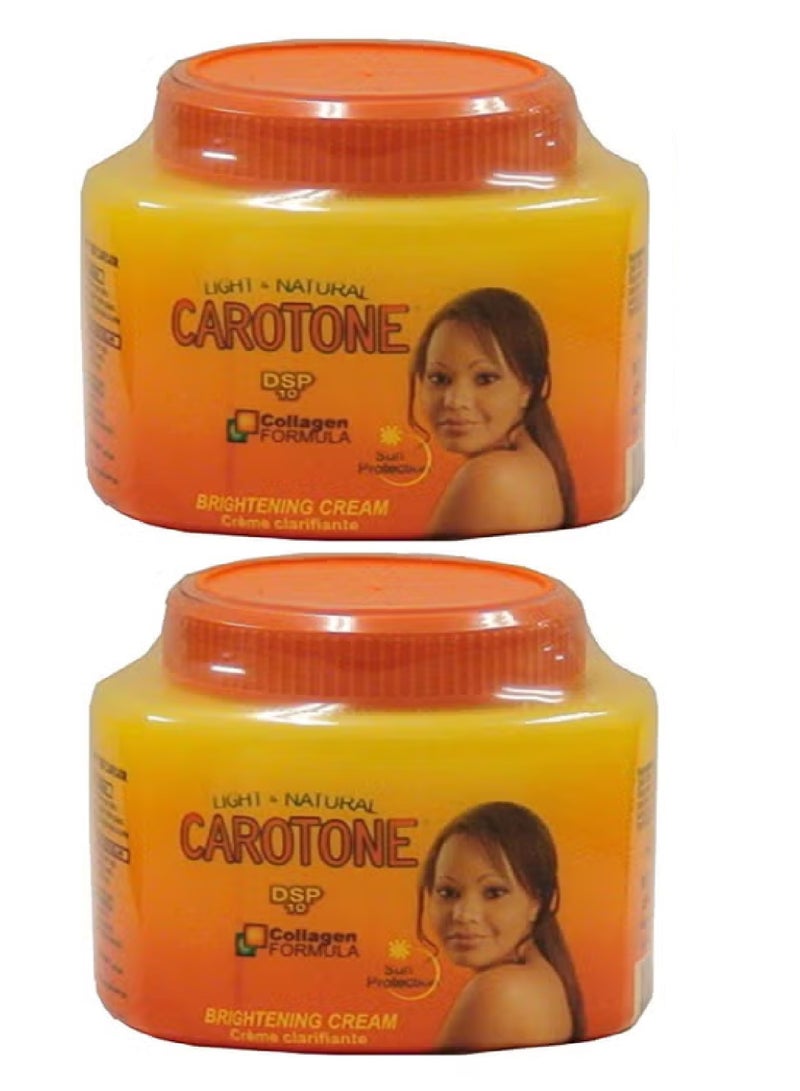 كاروتون مجموعة من قطعتين كريم تفتيح بتركيبة الكولاجين 330X2 ملليلتر