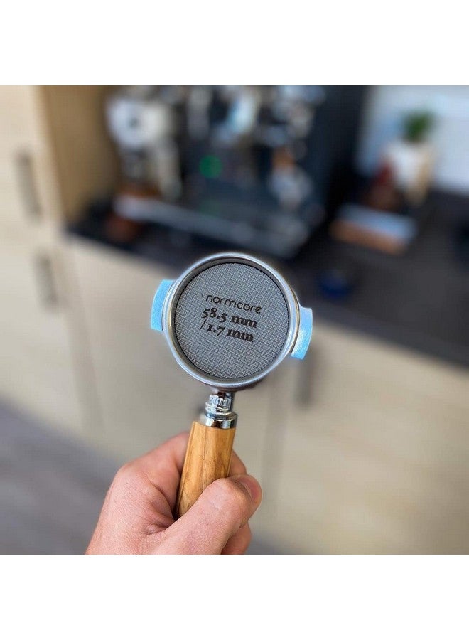 Normcore 58.5mm Puck Screen - Lower Shower Screen - Metal Coffee Reusable Filter for Espresso Portafilter Filter Basket 58mm - 1.7mm Thickness 150μm - 316 Stainless Steel - Image 2