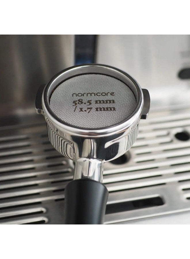 Normcore 58.5mm Puck Screen - Lower Shower Screen - Metal Coffee Reusable Filter for Espresso Portafilter Filter Basket 58mm - 1.7mm Thickness 150μm - 316 Stainless Steel - Image 4