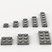 YUJHITP Classic Building Plate Assortment Pack 100Pcs Dark Gray Compatible with Lego Building Blocks 6 Years 12 Years - Image 2