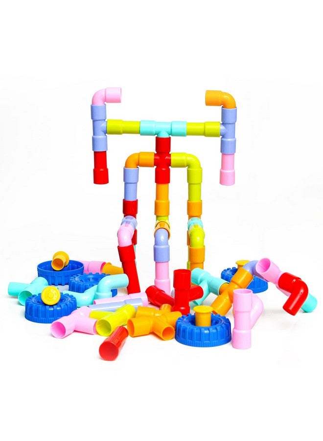 EKTA Smart Builders Building Blocks Set-3, Building Blocks for Kids, Block Game for Kids (Multicolor, Big Size) - 75 Pieces - Image 3