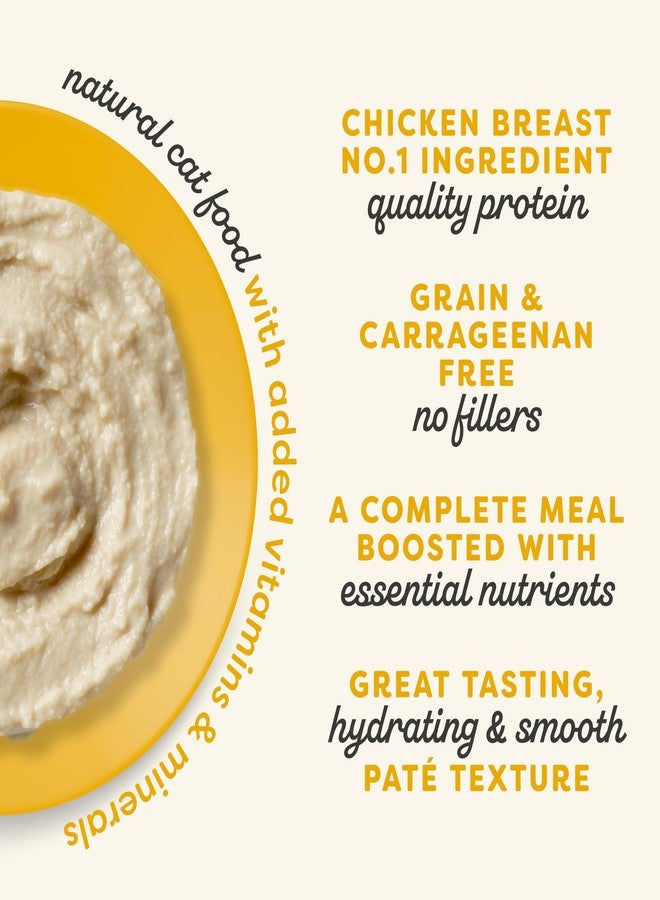 آبلاوس أبلاوز فيتاليتي طعام القطط الرطب باتيه، طعام قطط طبيعي مع إضافة الفيتامينات والمعادن، خالٍ من الحبوب، خالٍ من الكاراجينان، وصفة صدور الدجاج (24 علبة، 2.47 أونصة) - Image 3