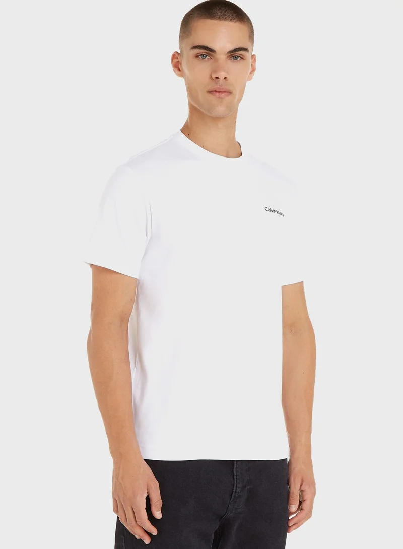 CALVIN KLEIN Logo Crew Neck T-Shirt