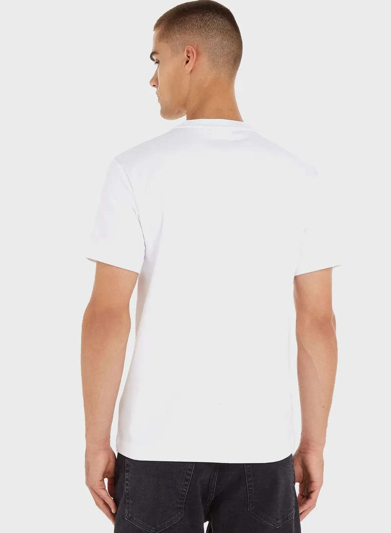CALVIN KLEIN Logo Crew Neck T-Shirt