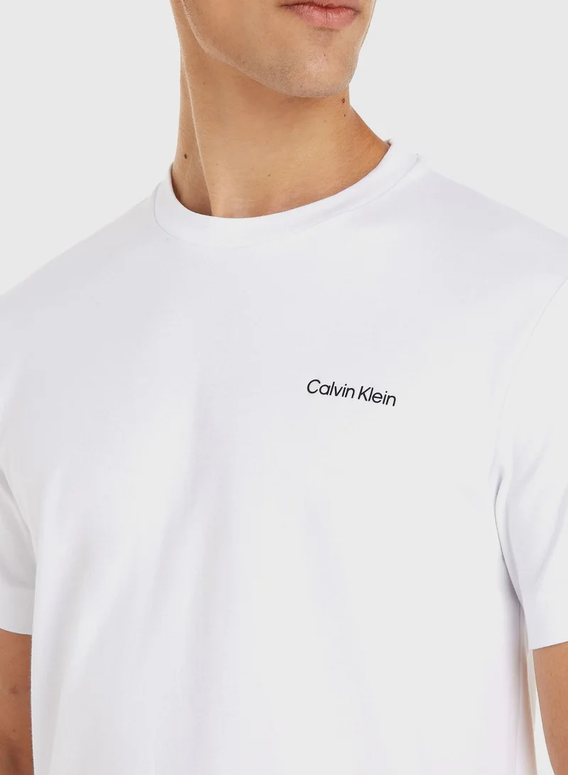 CALVIN KLEIN Logo Crew Neck T-Shirt