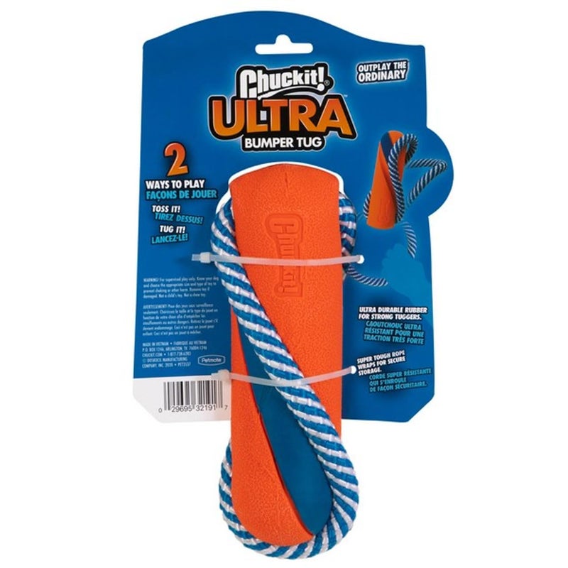 Chuckit! Ultra Bumper Tug Dog Toy,Orange,Medium - Image 2