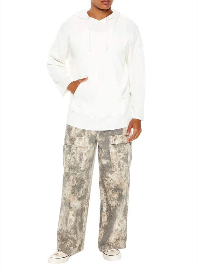 FOREVER 21 Mid-Rise Acid Wash Pants  - Image 1