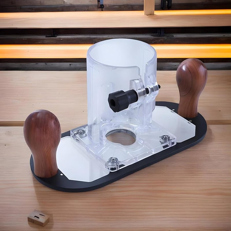 Clear Acrylic Router Base Plate For Woodworking Engraving And Inlay - Image 3