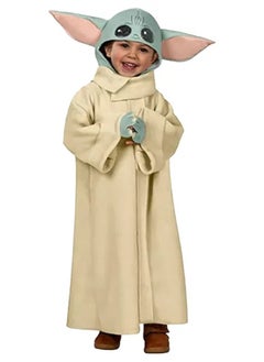 Brain Giggles Yoda Character Costume for Kids Party Cosplay Dress Up  - Image 1