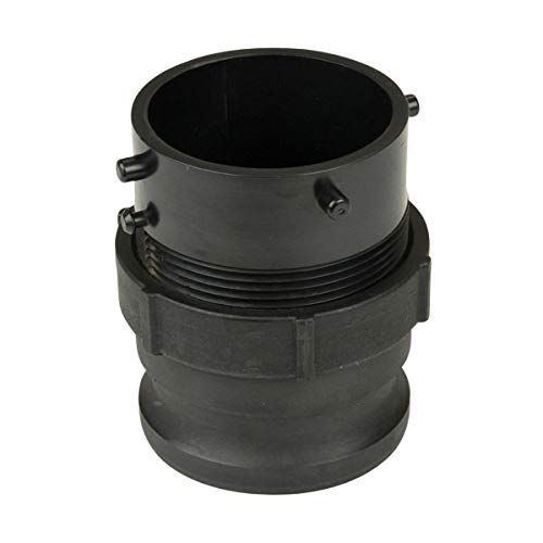 Lippert Components 360785 Waste Master RV Sewer Hose Male Bayonet Fitting Converter  Black