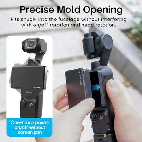 REYGEAK For DJI OSMO Pocket 3 Screen Sun Hood,Pocket 3 Screen Hood Cover,Foldable Gimbal Screen Protective Sunshade for DJI Pocket 3 Accessories - Image 4