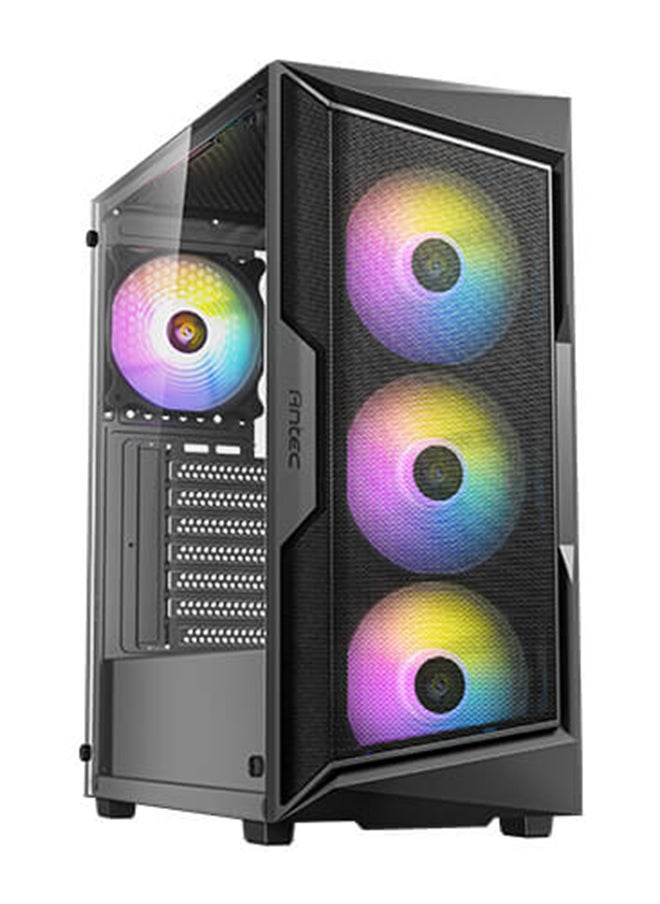 ANTEC - Antec AX61 Elite Mid Tower ATX Case – Mesh Front Panel for Maximum Airflow, Tempered Glass Side Panel, Supports Up to 6 Fans (120mm/140mm), Radiator Support (360mm Front, 240mm Top, 120mm Rear), GPU Clearance up to 350mm, Flexible Storage Options (2 x 3.5” HDD, 2 x 2.5” SSD), Tool-less Design, Superior Cable Management, Front I/O USB 3.0/2.0, HD Audio, Easy Access Dust Filters, Black | AX61 Elite - Image 1