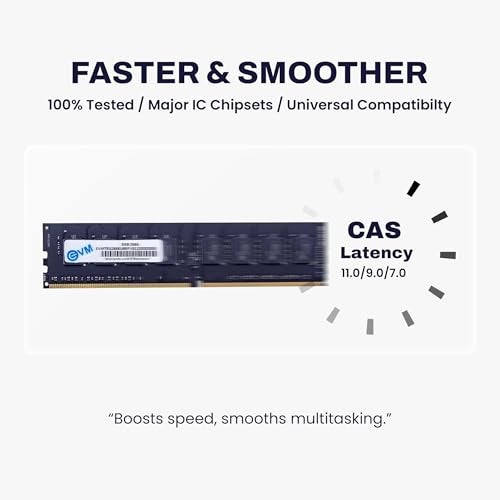 EVM 8GB DDR4 Desktop RAM 2666MHz - Update Your Desktop's Performance - CL15 Latency - Compatible with Intel, AMD, and Mac Systems - 10 Years Warranty (EVMT8G2666U88P) - Image 4
