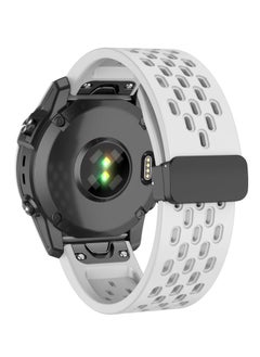 KASTWAVE 26mm Magnetic Silicone QuickFit Watch Strap for Garmin Fenix Series - Comfortable, Adjustable, and Durable Band for Fenix 7X, 6X Pro, 5X Plus & More  - Image 1