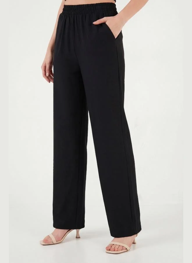 Lela  Lela Regular Fit Tie Detail Crew Neck Suit Women's SET 5866466 for Women | Best Price UAE