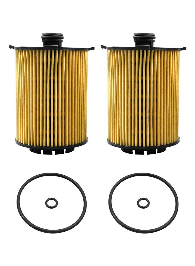 GUZIKO 2Pcs Oil Filters Fit for Volvo XC90 C60 S90 2015-2020 Replace 31372212, 32140029 - Image 1