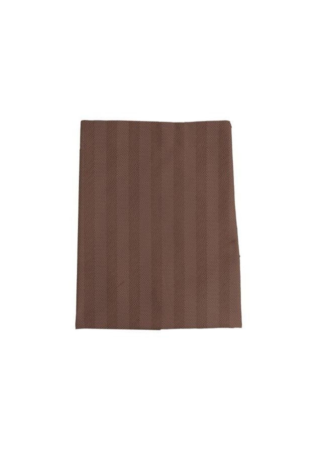 بيفت غطاء وسادة توليب (بني داكن) مع شريط ساتان 1 سم (52 × 73 + 12 سم - مجموعة من قطعة واحدة) 100% قطن، أغطية سرير ناعمة وفاخرة بجودة الفنادق - 300 TC - Image 4