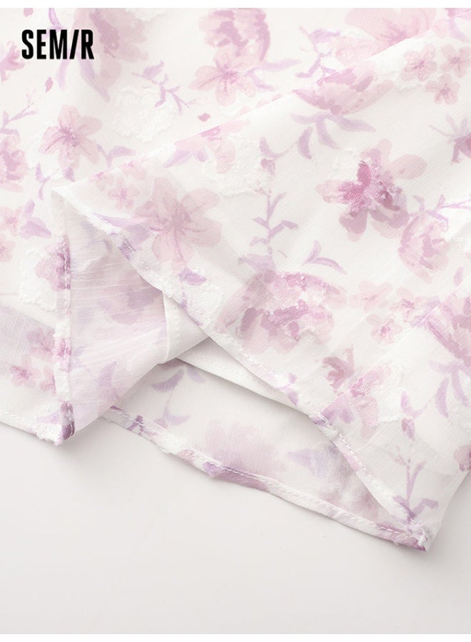 سيمير بلوزة مكشكشة بنمط طبعات للنساء - Image 5