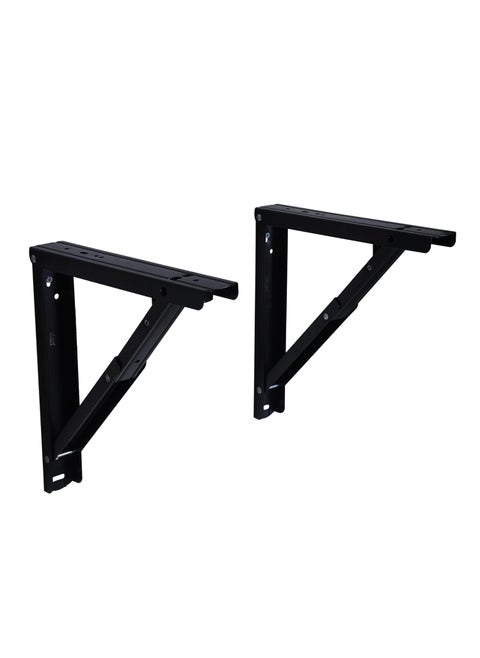 FlyRail RUNWEL Foldable Stainless Steel Racks Shelf Bracket L Bracket Wall Brackets Wall Angle Bracket Folding Table Bracket 500 MM