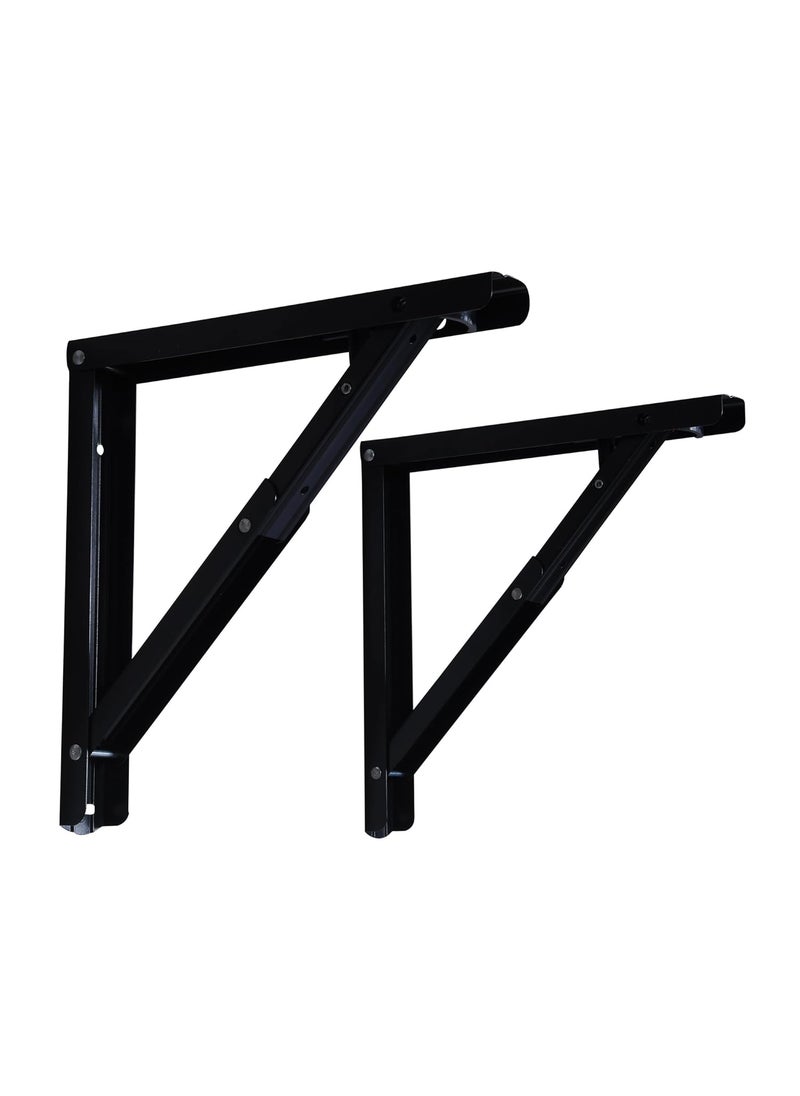 FlyRail RUNWEL FlyRail RUNWEL Foldable Stainless Steel Racks Shelf Bracket L Bracket Wall Brackets Wall Angle Bracket Folding Table Bracket 500 MM  - Image 4