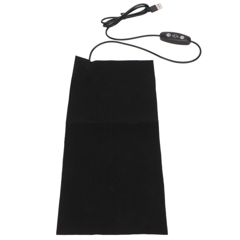 USB Heating Pad: 5 Gear Adjustable Temperature - Foldable Washable Polyester Cloth Heating & Massage Pad for Abdominal Neck Back Relaxation - Image 2