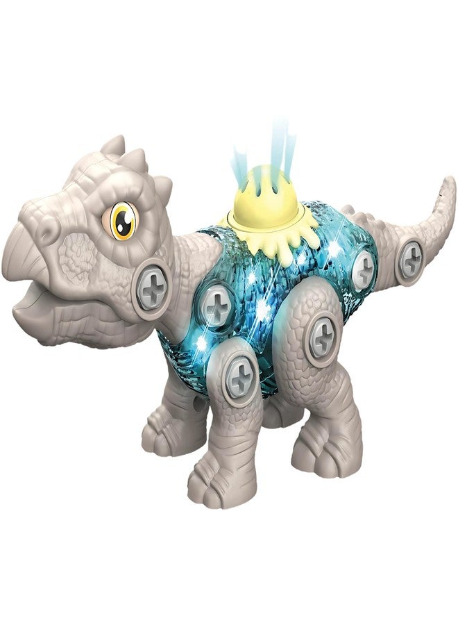 ThinkerPlace DIY Sliding Dinosaur Kit Stegosaurus with Light & Sound | Learn About Fossils | Take Apart Dinosaur Toys | Build, Play & Learn | Toy for Kids Age 4+ | Science & Learning Toy - Image 1