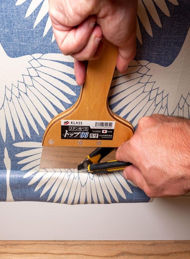 KLASS Wallpaper Trim Guide, Size 5-0.6mm, Japanese Stainless Steel, 6-inch Wide, Made in JAPAN - Image 3