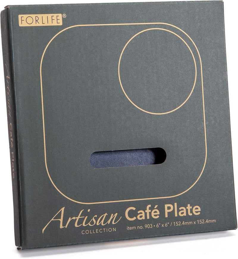 FORLIFE Artisan Collection Snack Plate 6 inches Olive - Image 3