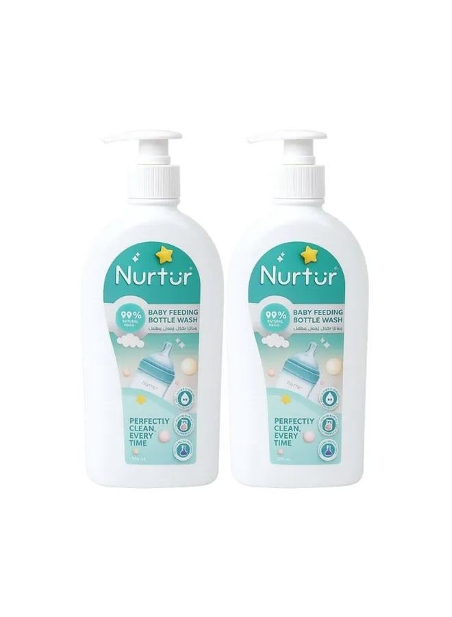 Nurtur Nurtur Liquid Cleanser for Baby bottles and accessories, 100% effective formula safe and gentle for babies, sterile, Clean, bio Organic - Image 1
