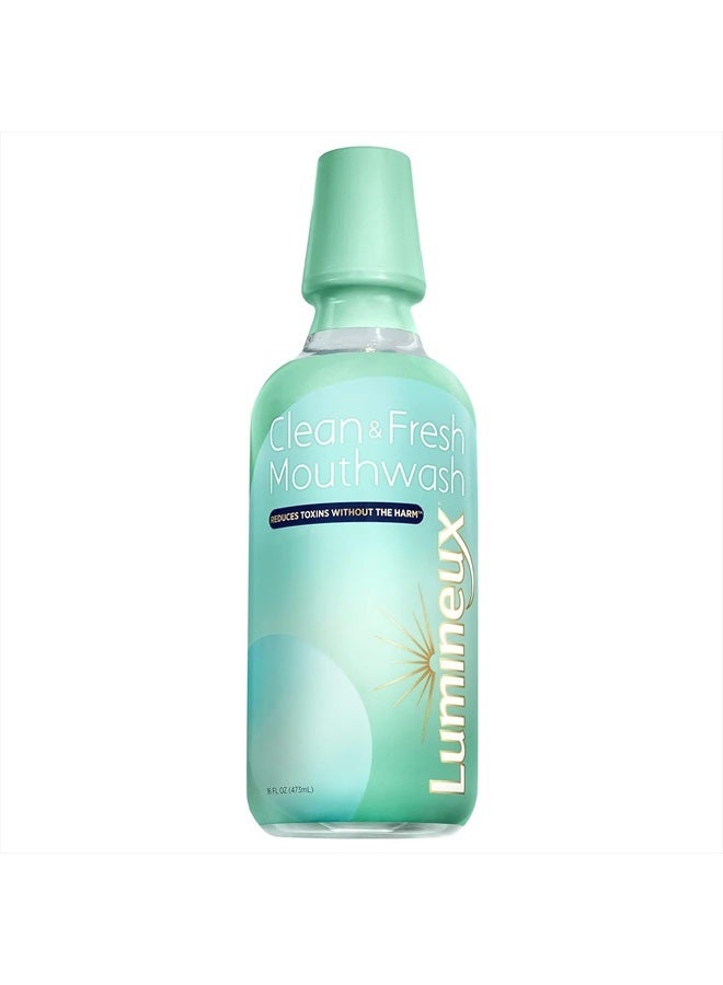 Lumineux Complete Care Mouthwash 16 Oz. - Fresh Breath in 14 Days - Fluoride Free, NO Alcohol, Artificial Colors, SLS Free, Dentist Formulated - Image 1