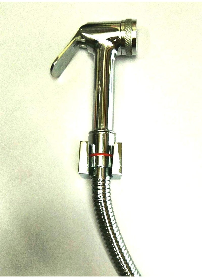 A TO Z A to Z Health Faucet Holder HIGH Grade Wall Hook Aluminium Chrome Plated  - Image 3