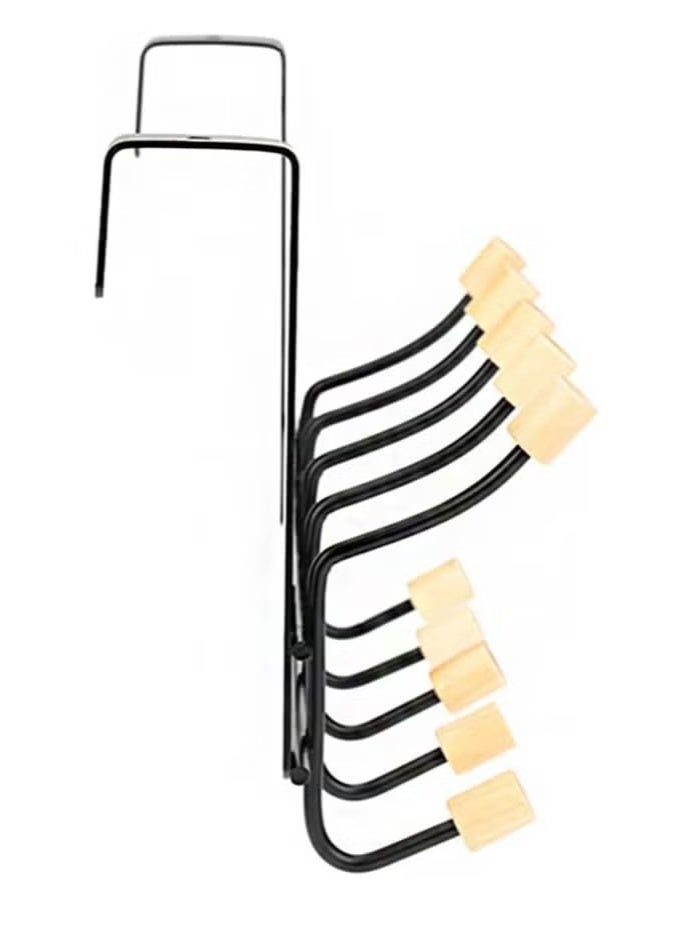 Beauenty Over The Door Hanger Wall Mounted Coat Rack - Metal Clothes Rack with 5 Hooks - Image 3