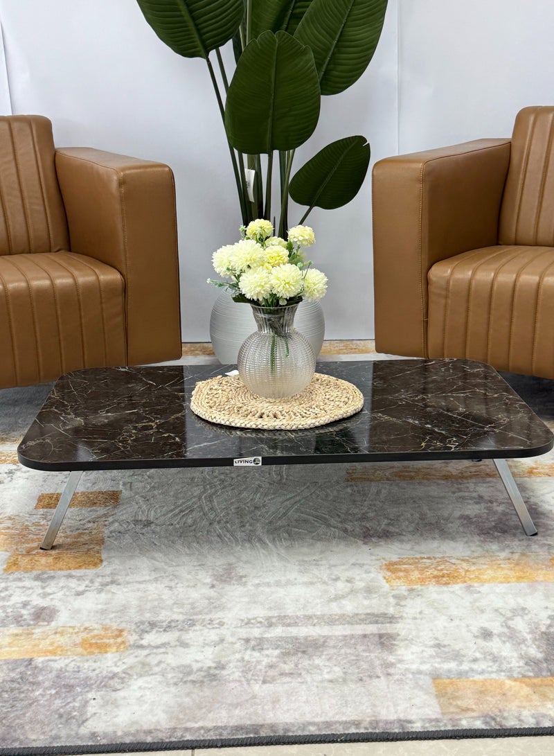 Living Foldable Legs Floor Center Table For Living Room, Kitchen, Meeting Room, Multi-Functional Coffee Table 60x100 cm - Image 2