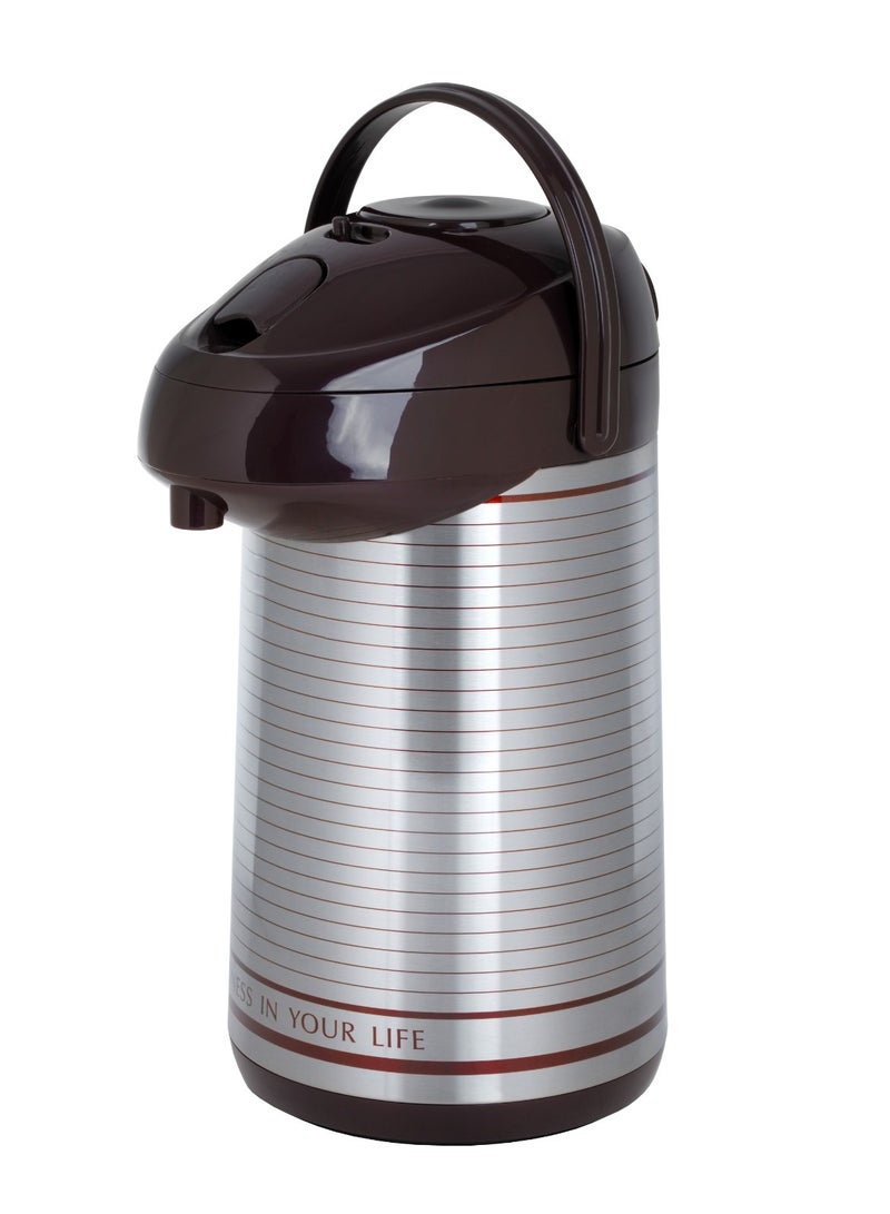 BASURRAH Steel Bassurah Thermos for Tea and Coffee Size  3L