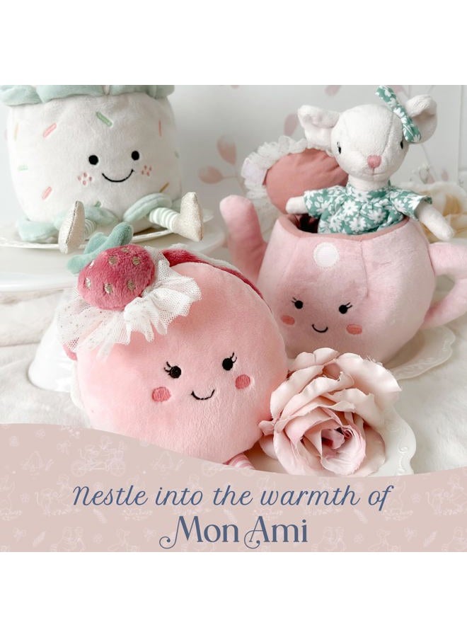 Mon Ami Marie Macaron Stuffed Toy – 7”, Soft & Squishy Food Plush Toy, Nursery Décor for Kids of All Ages, Great Gift for Baby Shower - Image 4