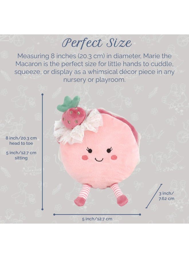 Mon Ami Marie Macaron Stuffed Toy – 7”, Soft & Squishy Food Plush Toy, Nursery Décor for Kids of All Ages, Great Gift for Baby Shower - Image 3