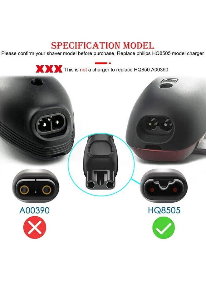 اتش واي 15 فولت لشاحن ماكينة الحلاقة فيليبس HQ8505 كابل المملكة المتحدة لسلسلة 3000 ، 5000 ، 7000 ، 9000 أداة تشذيب اللحية S3233 ، S3333 ، S1332 ، BT5502 ، BT9810 ، MG7790 MG7750 ماكينة حلاقة كهربائية Aquatouch Power Lead - Image 2
