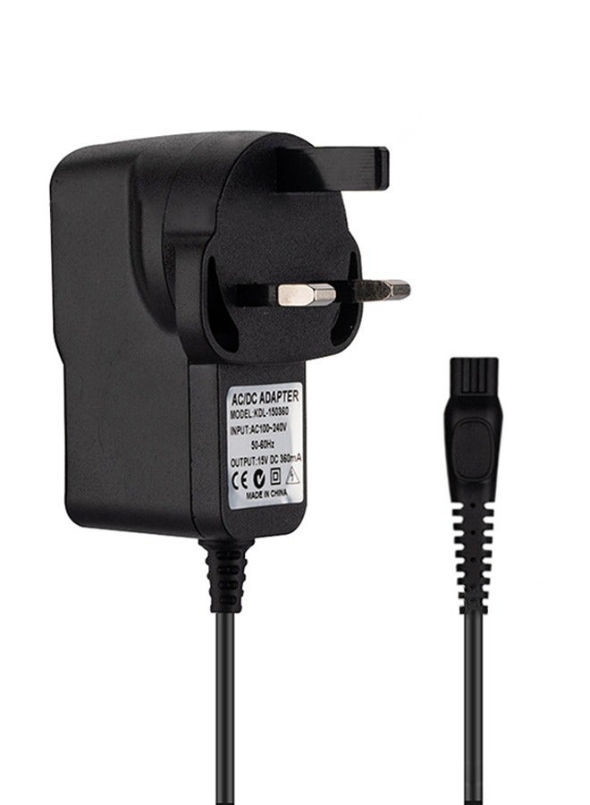 اتش واي 15 فولت لشاحن ماكينة الحلاقة فيليبس HQ8505 كابل المملكة المتحدة لسلسلة 3000 ، 5000 ، 7000 ، 9000 أداة تشذيب اللحية S3233 ، S3333 ، S1332 ، BT5502 ، BT9810 ، MG7790 MG7750 ماكينة حلاقة كهربائية Aquatouch Power Lead - Image 1