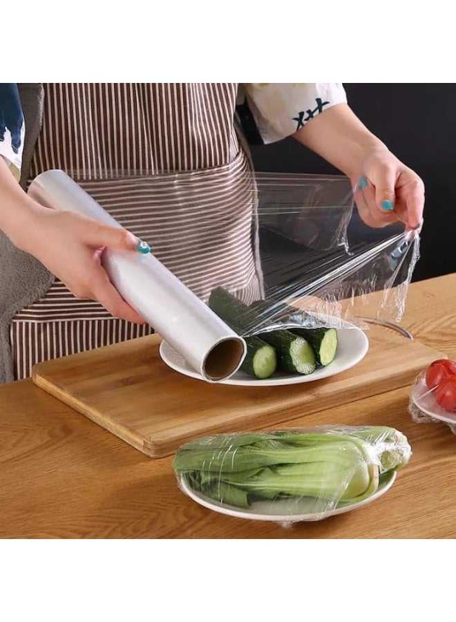 HTE U Litre Aclear Cling Film Saran Wrap: Perfect For Food Storage Cooking And Preserving Freshness – Durable Self-Adhering Multipurpose Roll 45Cm X 1.5Kg - Image 2