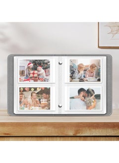 Fintie Instax Mini Photo Album for 2x3-Inch Film - 104 Pockets Small Albums for Fujifilm Instax Mini 12/11/99/40/7+/EVO/LiPlay/Link 3-2-1 Instant Camera/Polaroid Hi-Print Printer, Lilac marble  - Image 3